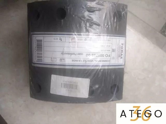 Накладки тормозные WVA17988