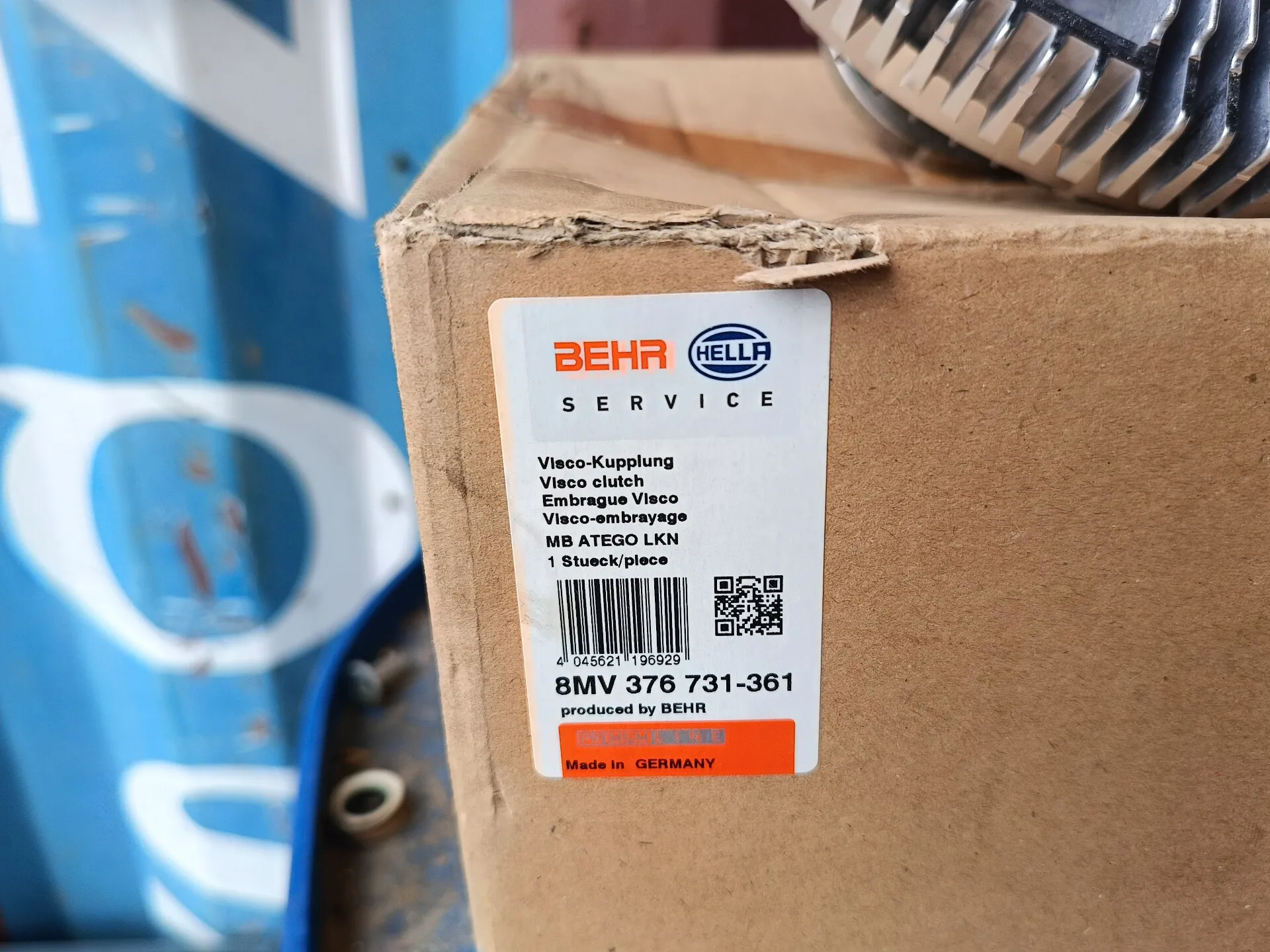 вискомуфта охлаждения Мерседес-Бенц Атего